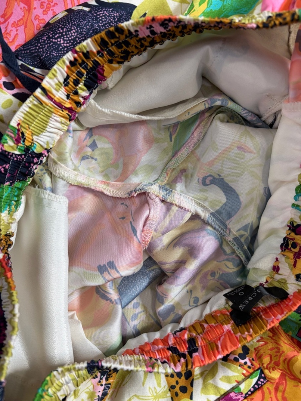 J Crew Vibrant Safari Animal Print Pants - Multicolor 0 - Picture 6 of 13
